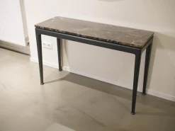 Ablagetisch Pico Marmor Emperador Gestell Schwarz