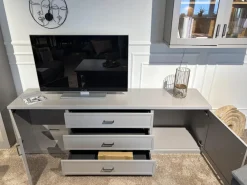 Anbauwand Caseda Lack Platingrau Mit Beleuchtung Und Trafo