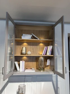 Anbauwand Caseda Lack Platingrau Mit Beleuchtung Und Trafo