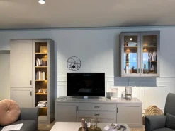 Anbauwand Caseda Lack Platingrau Mit Beleuchtung Und Trafo