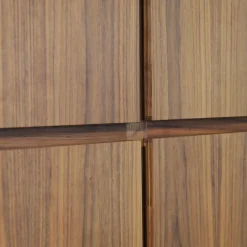 Anbauwand Sipario Nussbaum Hängeelement und Wandpaneel