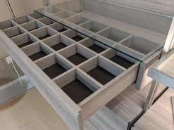 Ankleide Hangar Cabina Lemani Melamin Lärche Grau