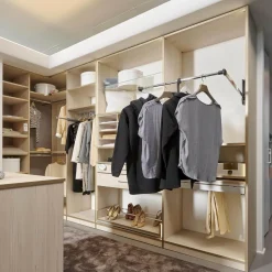 Ankleide Holzdekor Sockelleiste Fjord Decor Glasoptik Bronce Gebürstet Mit Insel Und Beleuchtung