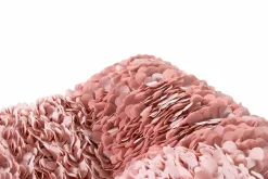 Armlehnstuhl Hortensia Stoff Petal Pink Rosa Gestell Metall Kunststofffüße Schwarz Grau Mit Filzgleitern