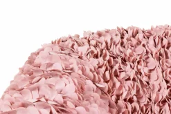 Armlehnstuhl Hortensia Stoff Petal Pink Rosa Gestell Metall Kunststofffüße Schwarz Grau Mit Filzgleitern