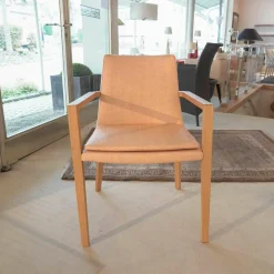 Armlehnstuhl Lexington Stoff Orange Rosa Holz