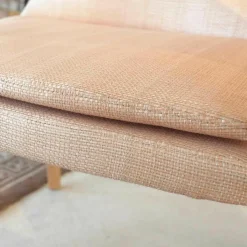 Armlehnstuhl Lexington Stoff Orange Rosa Holz