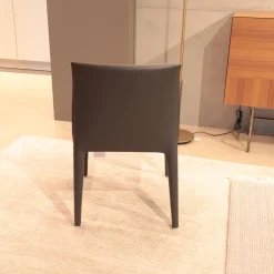 Armlehnstuhl Vol Au Vent SVB Lederzogen Beta BT 252 1231251 Grau