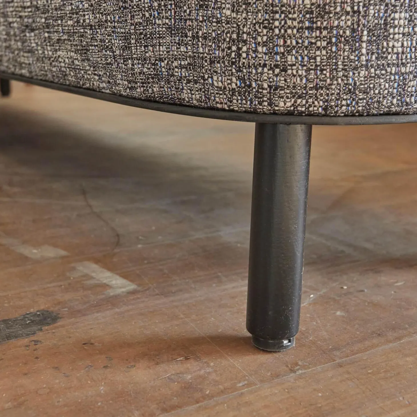 Bank Amie Bezug Stoff Kvadrat Sonar 732 Schwarz-Weiß