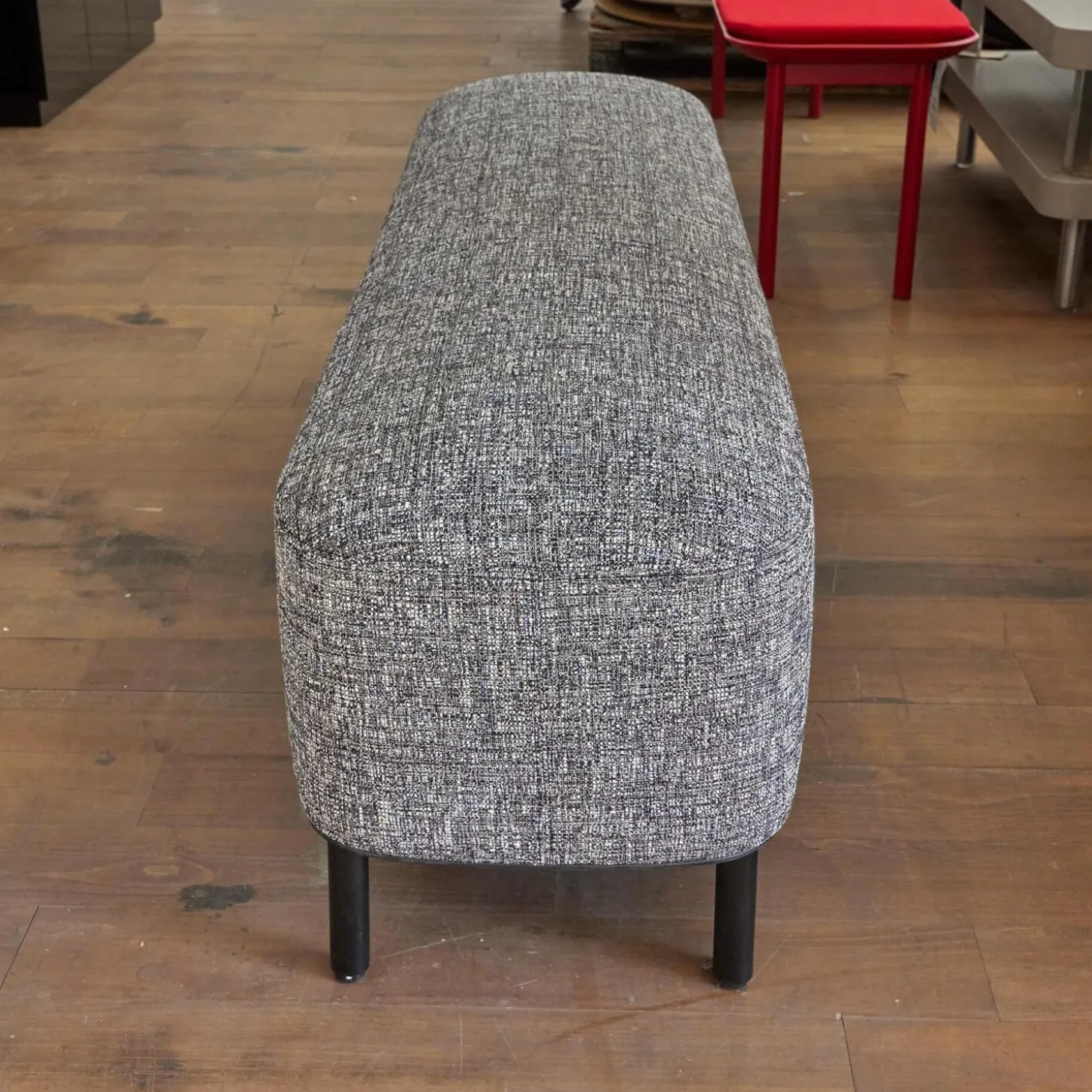 Bank Amie Bezug Stoff Kvadrat Sonar 732 Schwarz-Weiß