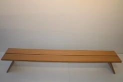 Bank Bench .770 Massivholz Eiche Natur Lackiert