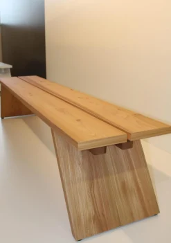 Bank Bench Massivholz 03 Ulme Matt