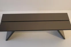 Bank Bench Massivholz Mit Mittelfuge 66 Granit Deckend Lackiert Klein