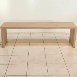 Bank Eiche Ast Weiß Geölt