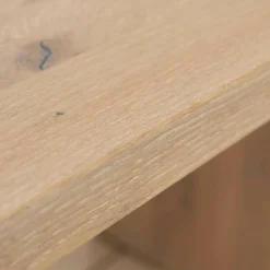 Bank Eiche Ast Weiß Geölt