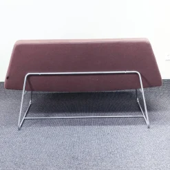 Bank Otto Bezug Braun Gestell Stahl