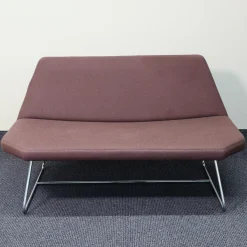 Bank Otto Bezug Braun Gestell Stahl