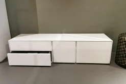 Bank Stripes MDF Lackiert 0054 Schneeweiß