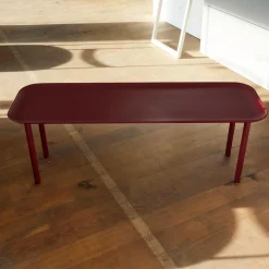 Bank Tani Mit Ablage Lack 40 Weinrot