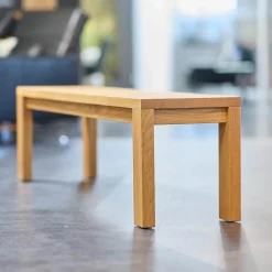 Bank Varus Knorrige Eiche Natur Geölt Gestell Stollenfüße Passend