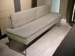 Bank WK 790 11717 C190 Leder LK60 Z7821 Beige Schlittengestell Metall Schwarz M99