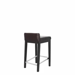 Barhocker Pasadena 65 Wenge Buche Leder Antique-Dunkelbraun