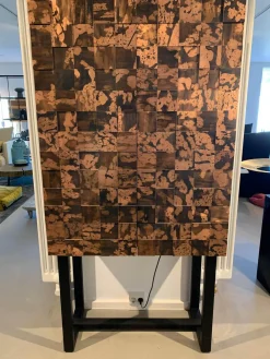Barschrank Shape 40 Cuivre Quadrat Kupfer Oxidiert Patiniert Schutzlackiert