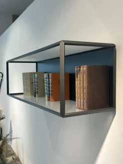 Bücherregal Grado Stranggepresste Aluminiumprofil Lackiert Schwarz