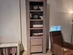 Bücherregal Markant Eiche Massiv Silver Grey