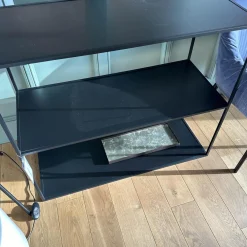 Bücherregal Twin Small Stahl Schwarz Lackiert