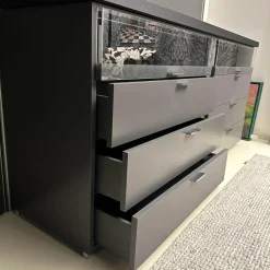 Begehbarer Kleiderschrank Walk In Lack Cartap Anthrazit Befestigungsprofil Aluminium Natur