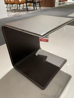 Beistelltisch 940-101 Leder Schokobraun