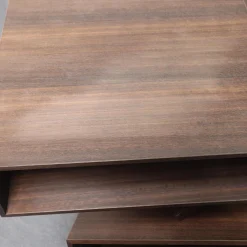 Beistelltisch Balancing Boxes Tineo Dunkelbraun Furniert Indischer Apfelbaum