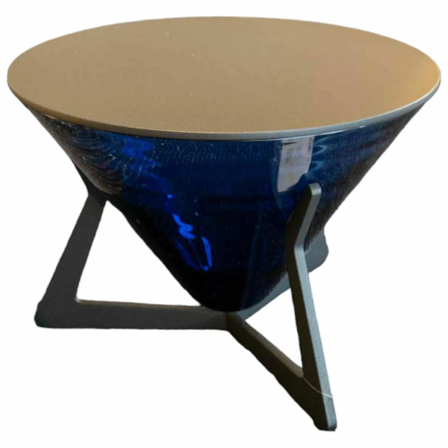 Beistelltisch Brillant Azur Azurblau Anthrazit