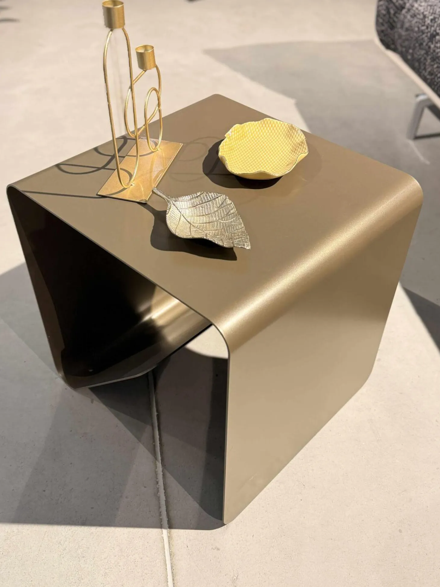 Beistelltisch BT01 Braun Bronze