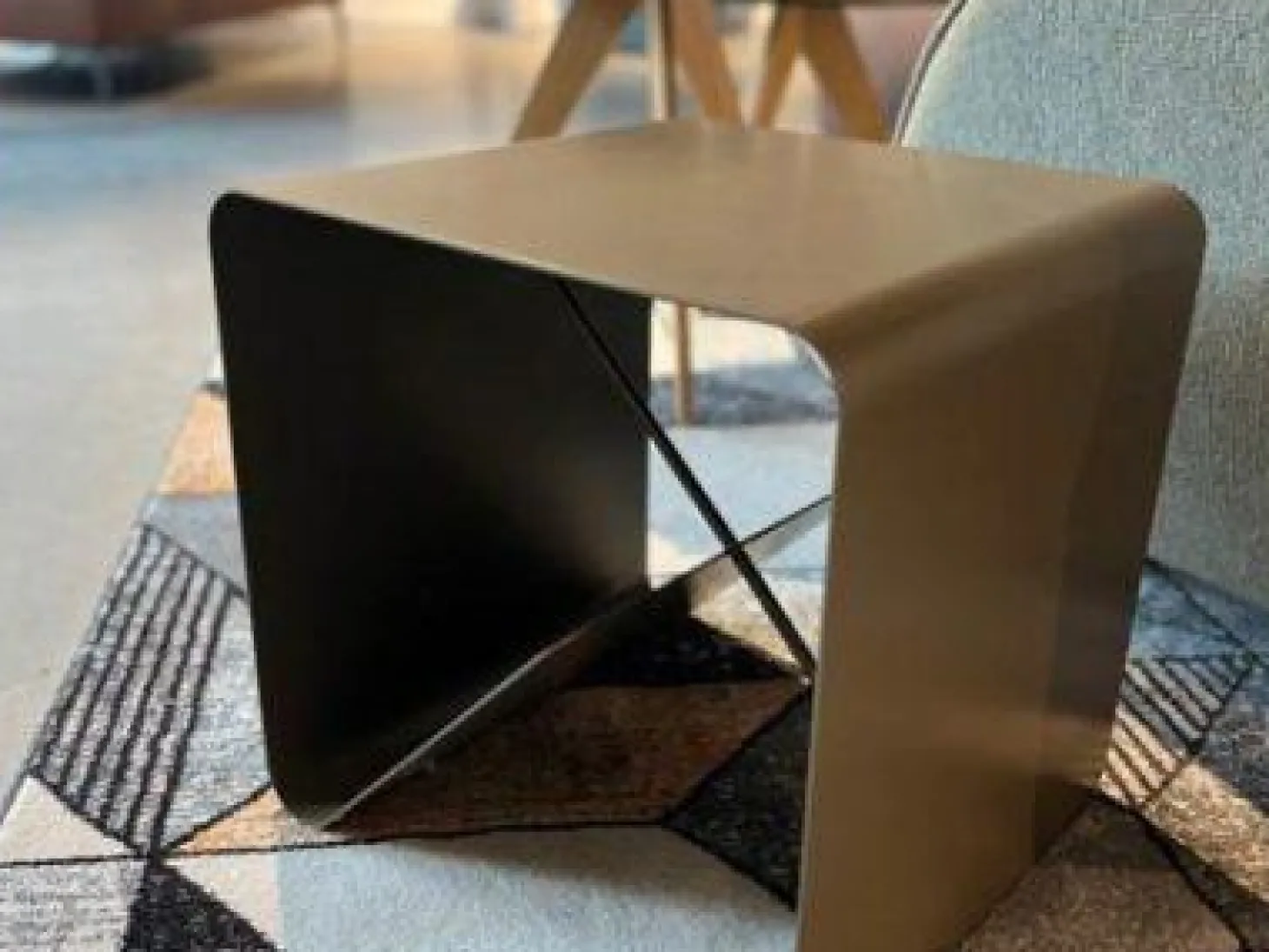 Beistelltisch BT01 Braun Bronze