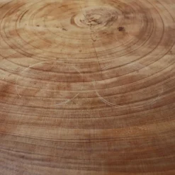 Beistelltisch Circus Maxi Rund Holz Albizia Rosa