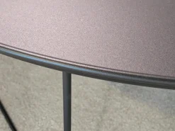 Beistelltisch Fat-Fat Outdoor Stahl 0236b Anthrazit Lackiert