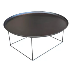 Beistelltisch Fat-Fat Stahl Schwarz Lackiert