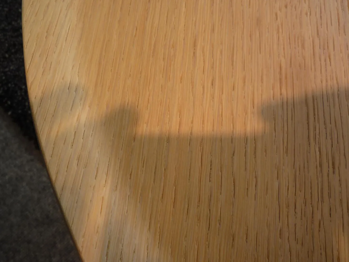 Beistelltisch Formiche FR67 Platte Eiche Hell Gebürstet Gestell Hartzinnfarben Lackiert