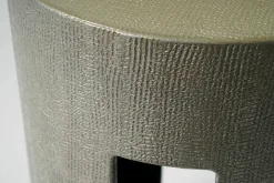 Beistelltisch Gong 35 Harz RS Farbe Jute Cat. Resina