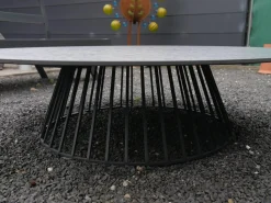 Beistelltisch Grid HPL Standard Gestell Aluminium Anthrazit