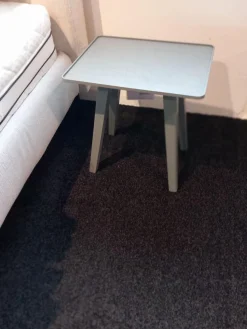 Beistelltisch Hans Holz Lack Granit