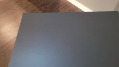 Beistelltisch Mell 2810 Platte M21 Lack Anthrazit Metallgestell Verchromt