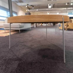 Beistelltisch Nano mit Abnehmbarem Wendetablett Eiche Geölt