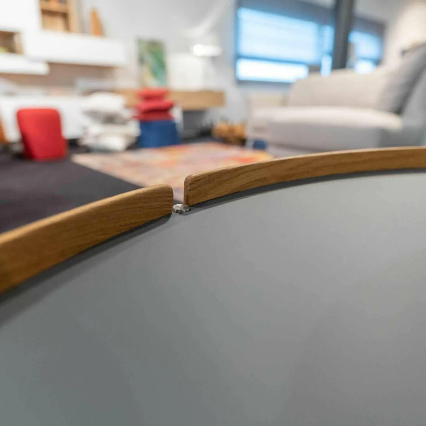 Beistelltisch Nano mit Abnehmbarem Wendetablett Eiche Geölt