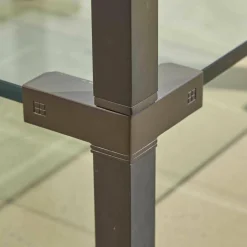 Beistelltisch T 55D Messing Schwarz Patiniert