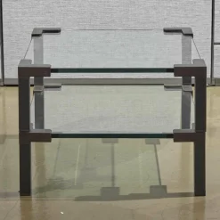 Beistelltisch T 55D Messing Schwarz Patiniert