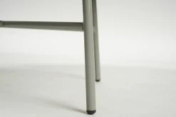 Beistelltisch Tia Maria A MDF Matt Lackiert Steingrau Gestell Stahl