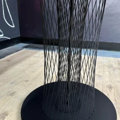 Beistelltisch Vladi Tischplatte 106 Feinstrukturlack Schwarz